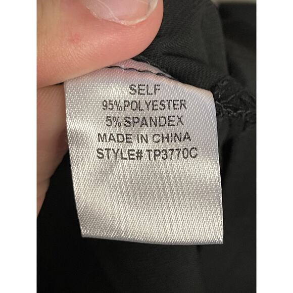 Fashion Nova Pants Womens Large Black High Rise Dress Work Trousers - Picture 10 of 10